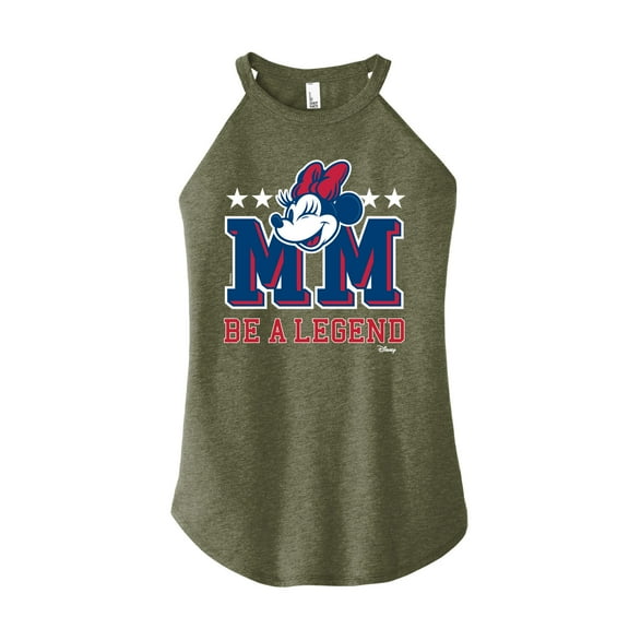 Disney - Minnie Mouse - Be A Legend - Juniors High Neck Tank Top