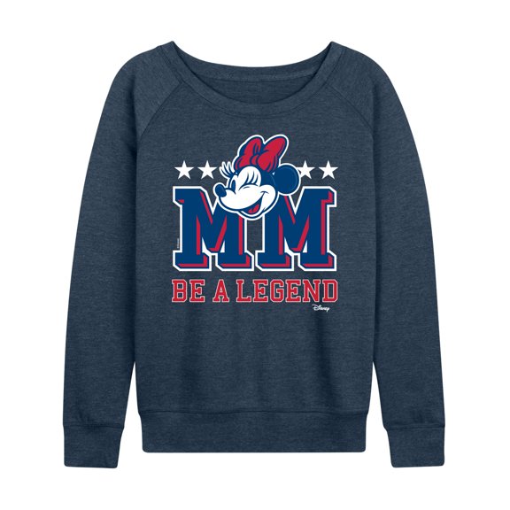Disney - Minnie Mouse - Be A Legend - Women's Lightweight French Terry Long Sleeve Shirt