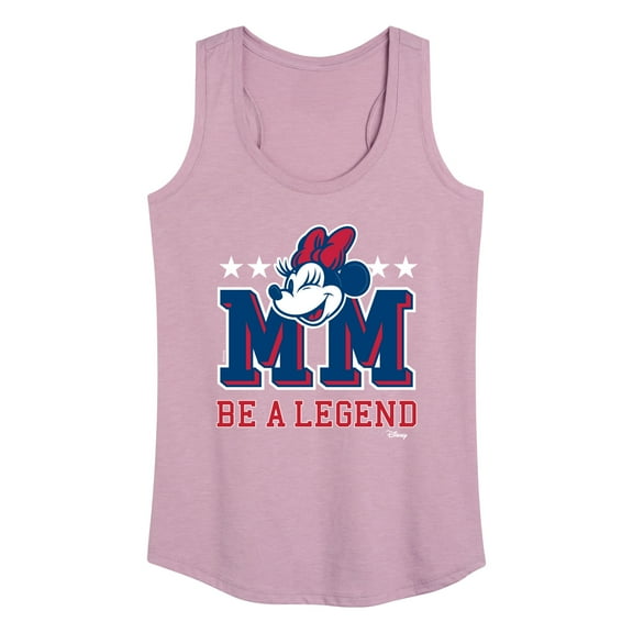 Disney - Minnie Mouse - Be A Legend - Women's Racerback Tank Top