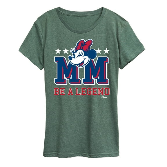 Disney - Minnie Mouse - Be A Legend - Women's Short Sleeve Graphic T-Shirt