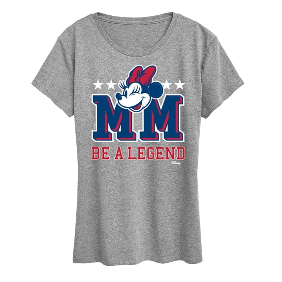 Disney - Minnie Mouse - Be A Legend - Women's Short Sleeve Graphic T-Shirt