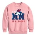 thumbnail image 1 of Disney - Minnie Mouse - Be A Legend - Youth Crewneck Fleece Sweatshirt, 1 of 4