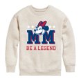 thumbnail image 1 of Disney - Minnie Mouse - Be A Legend - Youth Crewneck Fleece Sweatshirt, 1 of 5