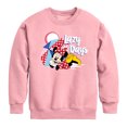 thumbnail image 1 of Disney - Minnie Mouse - Beach Day, Lazy Days - Youth Crewneck Fleece Sweatshirt, 1 of 4