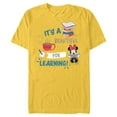thumbnail image 1 of Disney Minnie Mouse Beautiful Day for Learning Teacher’s Day - Short Sleeve Blended T-Shirt for Adults - Customized-Yellow, 1 of 5