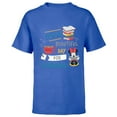 thumbnail image 1 of Disney Minnie Mouse Beautiful Day for Learning Teacher’s Day - Short Sleeve T-Shirt for Kids - Customized-Royal, 1 of 5