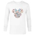 thumbnail image 1 of Disney Minnie Mouse Best Mom Ever Icon Flowers Mother’s Day - Long Sleeve T-Shirt for Men - Customized-White, 1 of 5