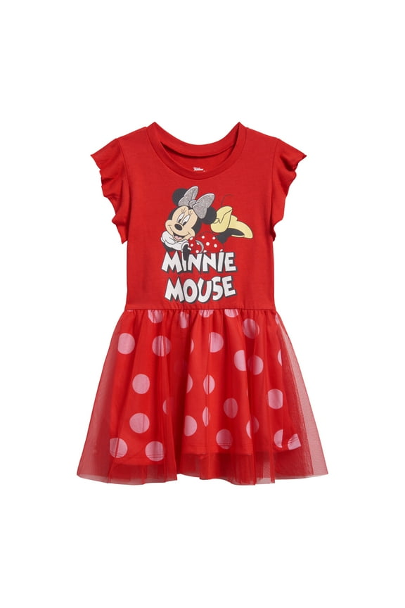 Minnie Mouse Big Girls Dress Toddler to Big Kid