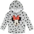 thumbnail image 1 of Disney Minnie Mouse Big Girls Fleece Crossover Hoodie Infant to Big Kid, 1 of 5