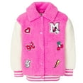 thumbnail image 1 of Disney Minnie Mouse Big Girls' Fleece Jacket Pink, 1 of 5