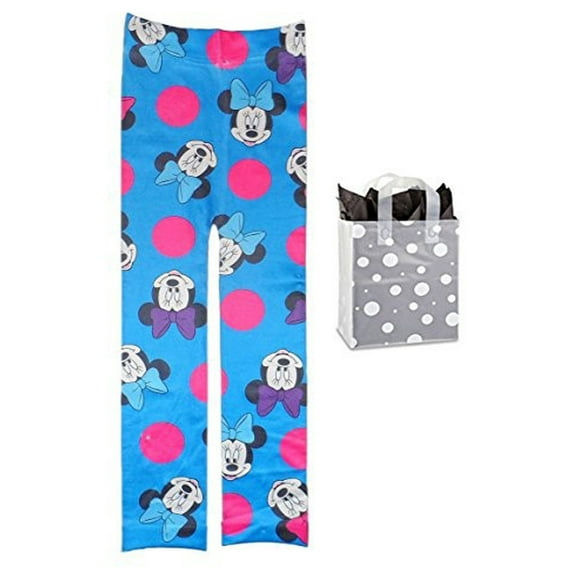 Disney Minnie Mouse Big Girls Leggings & Bag Multi-Pack Size: M/L 8-10