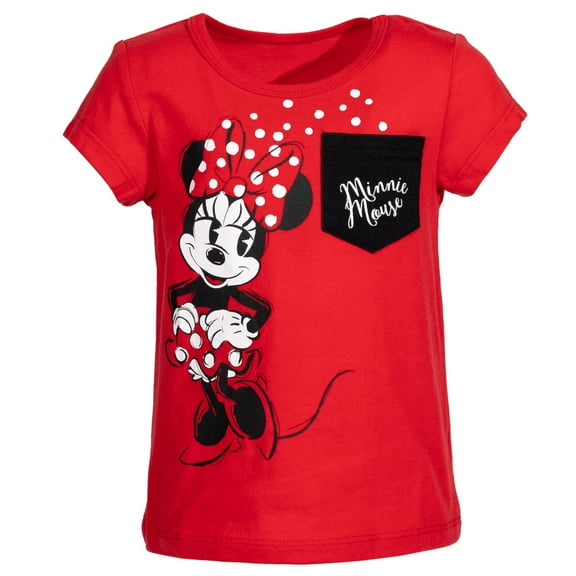 Disney Minnie Mouse Big Girls T-Shirt Toddler to Big Kid