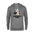 thumbnail image 1 of Disney Minnie Mouse Birthday Girl - Pullover Hoodie for Adults -Customized-Graphite Heather, 1 of 5