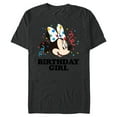 thumbnail image 1 of Disney Minnie Mouse Birthday Girl - Short Sleeve Blended T-Shirt for Adults -Customized-Dark Heather, 1 of 5