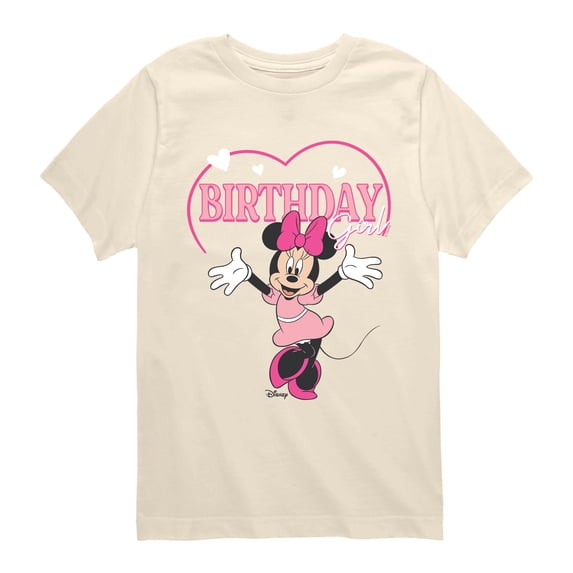 Disney - Minnie Mouse Birthday Short Sleeve Graphic T-Shirt