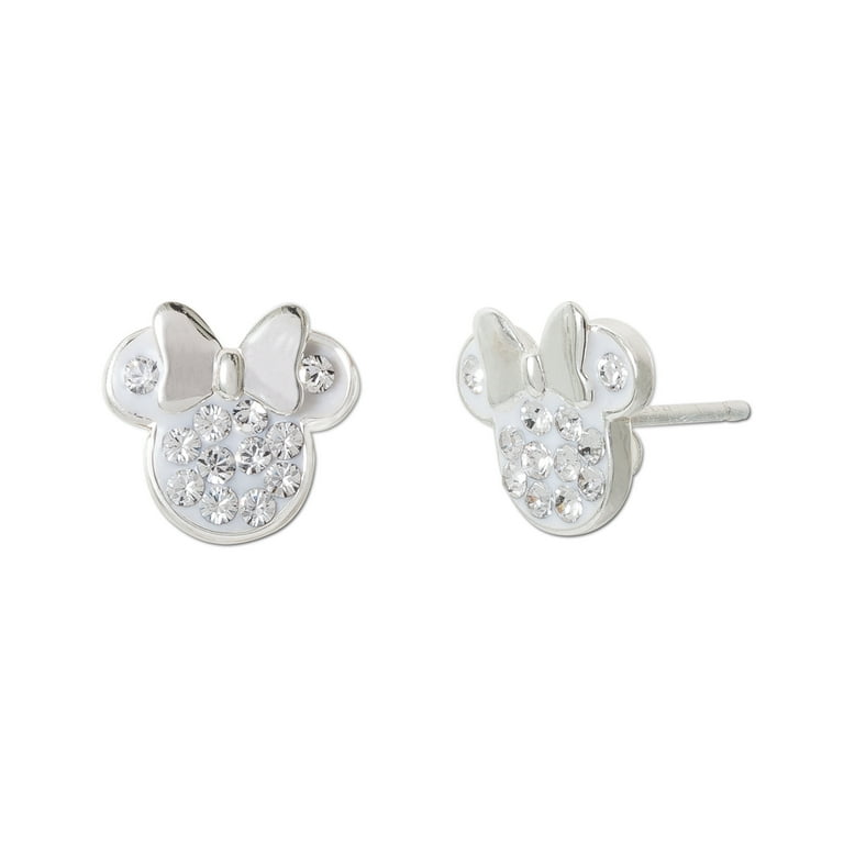 Minnie mouse hotsell icon diamond earrings