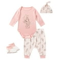 thumbnail image 1 of Disney Minnie Mouse Bodysuit, Legging Pants, Booties and Hat (Infant), 4 Piece Set, Sizes 3M - 9M, 1 of 7