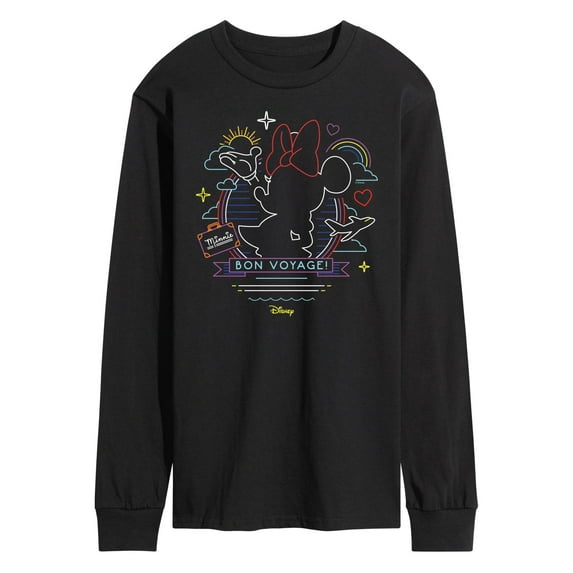 Disney - Minnie Mouse - Bon Voyage on the Cruise - Men's Long Sleeve T-Shirt