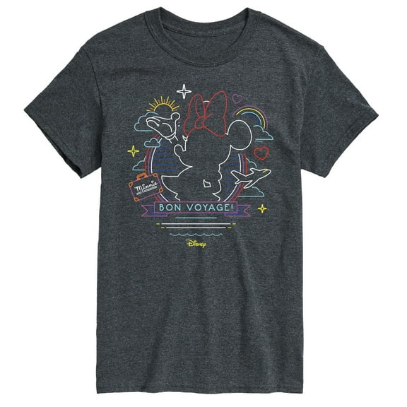 Disney - Minnie Mouse - Bon Voyage on the Cruise - Men's Short Sleeve Graphic T-Shirt