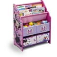 thumbnail image 1 of Disney Minnie Mouse Book & Toy Organizer by Delta Children, Greenguard Gold, Cube Bookcase, 1 of 7