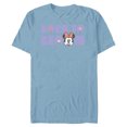 thumbnail image 1 of Disney Minnie Mouse Born to Bloom Springtime Flowers Retro - Short Sleeve Blended T-Shirt for Adults - Customized-Ocean Blue, 1 of 5