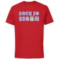 thumbnail image 1 of Disney Minnie Mouse Born to Bloom Springtime Flowers Retro - Short Sleeve Cotton T-Shirt for Adults - Customized-Red, 1 of 5