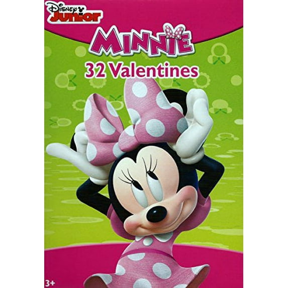 Disney Minnie Mouse Box of 32 Valentines Cards