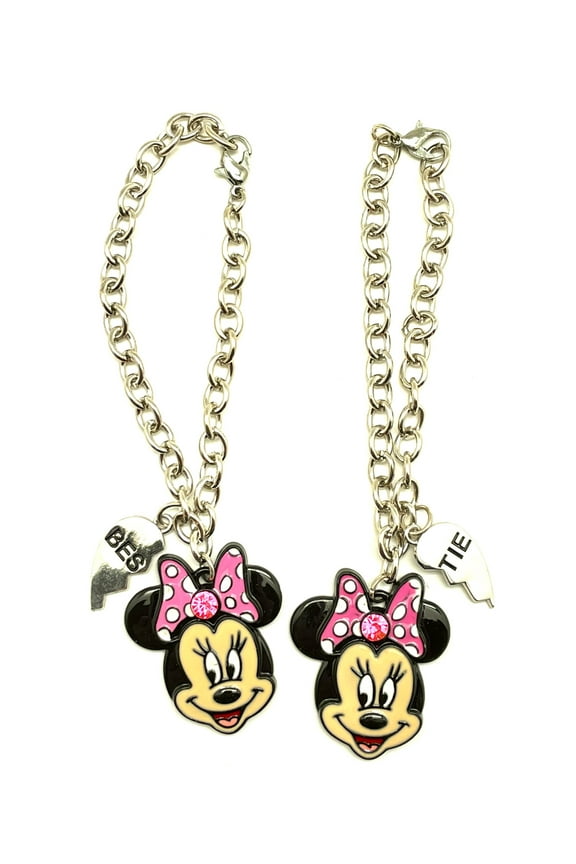 Minnie Mouse Bracelet Set - 2pcs Minnie Bes-Tie Bracelet