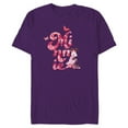 thumbnail image 1 of Disney Minnie Mouse Breast Cancer Awareness Month Doodle - Short Sleeve Blended T-Shirt for Adults - Customized-Purple, 1 of 5