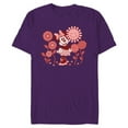 thumbnail image 1 of Disney Minnie Mouse Breast Cancer Awareness Month - Short Sleeve Blended T-Shirt for Adults - Customized-Purple, 1 of 5