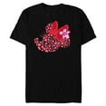 thumbnail image 1 of Disney Minnie Mouse Breast Cancer Awareness Silhouette - Short Sleeve Blended T-Shirt for Adults - Customized-Black, 1 of 5