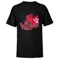 thumbnail image 1 of Disney Minnie Mouse Breast Cancer Awareness Silhouette - Short Sleeve T-Shirt for Kids - Customized-Black, 1 of 5