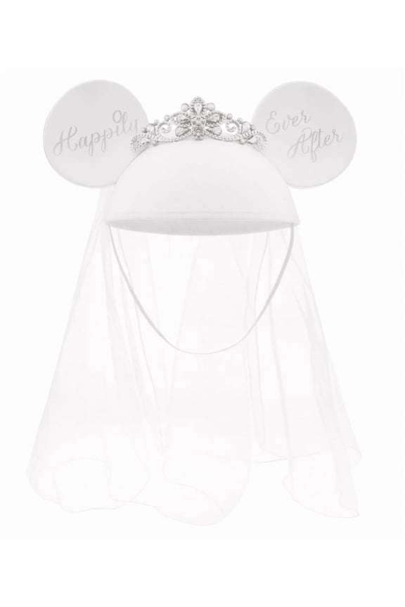 Minnie Mouse Bride Ear Hat New With Tag