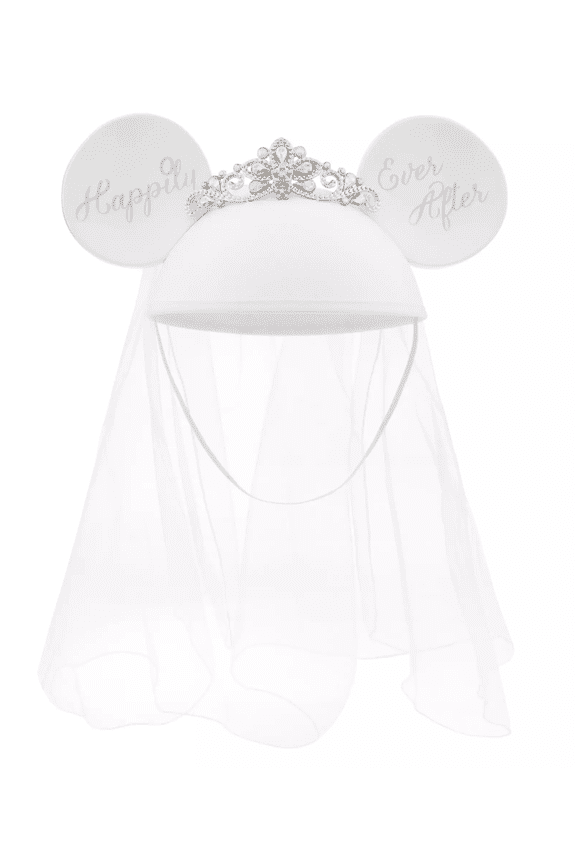 Minnie Mouse Bride Ear Hat New With Tag