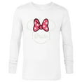 thumbnail image 1 of Disney Minnie Mouse Bride Head Icon Magic Wedding Honeymoon- Long Sleeve T-Shirt for Men - Customized-White, 1 of 5