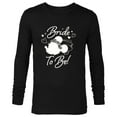 thumbnail image 1 of Disney Minnie Mouse Bride to Be Wedding Bridal Bachelorette - Long Sleeve T-Shirt for Men - Customized-Black, 1 of 5
