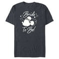 thumbnail image 1 of Disney Minnie Mouse Bride to Be Wedding Bridal Bachelorette - Short Sleeve Blended T-Shirt for Adults - Customized-Navy Heather, 1 of 5