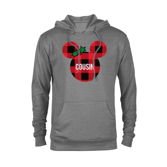 Disney Minnie Mouse COUSIN Holiday Family - Pullover Hoodie for Adults - Customized-Athletic Heather