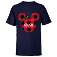 thumbnail image 1 of Disney Minnie Mouse COUSIN Holiday Family - Short Sleeve T-Shirt for Kids - Customized-Navy, 1 of 5