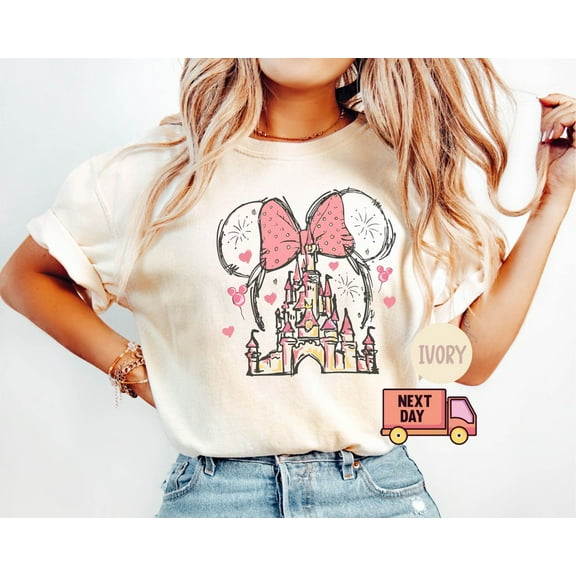 Disney Minnie Mouse Castle Shirt, Magic Kingdom Family Shirt, Vintage Disney Shirt, Disneyland Shirt, Magical Kingdom Shirt