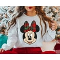 Disney Minnie Mouse Christmas Bow TShirt Mickey's Very Merry