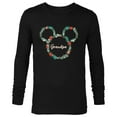 thumbnail image 1 of Disney Minnie Mouse Christmas Family Vacation Trip Grandpa - Long Sleeve T-Shirt for Men - Customized-Black, 1 of 5