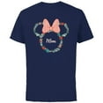 thumbnail image 1 of Disney Minnie Mouse Christmas Family Vacation Trip Mom - Short Sleeve Cotton T-Shirt for Adults - Customized-Navy, 1 of 5