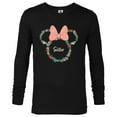 thumbnail image 1 of Disney Minnie Mouse Christmas Family Vacation Trip Sister - Long Sleeve T-Shirt for Men - Customized-Black, 1 of 5