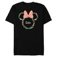 thumbnail image 1 of Disney Minnie Mouse Christmas Family Vacation Trip Sister - Short Sleeve Blended T-Shirt for Adults - Customized-Black, 1 of 5