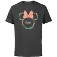 thumbnail image 1 of Disney Minnie Mouse Christmas Family Vacation Trip Sister - Short Sleeve Cotton T-Shirt for Adults - Customized-Charcoal, 1 of 5