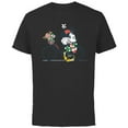 thumbnail image 1 of Disney Minnie Mouse Christmas Gift Bicycle Retro Distressed - Short Sleeve Cotton T-Shirt for Adults - Customized-Black, 1 of 5