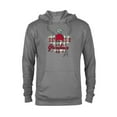 thumbnail image 1 of Disney Minnie Mouse Christmas Holiday Plaid for Grandma - Pullover Hoodie for Adults - Customized-Athletic Heather, 1 of 5