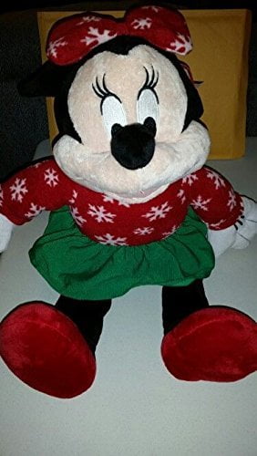 Dan Dee Collector's Choice Disney Christmas Minnie Mouse Plush Weighted Bottom 24"