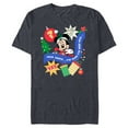 thumbnail image 1 of Disney Minnie Mouse Christmas Holiday Santa I’ve Been Nice - Short Sleeve Blended T-Shirt for Adults - Customized-Navy Heather, 1 of 5